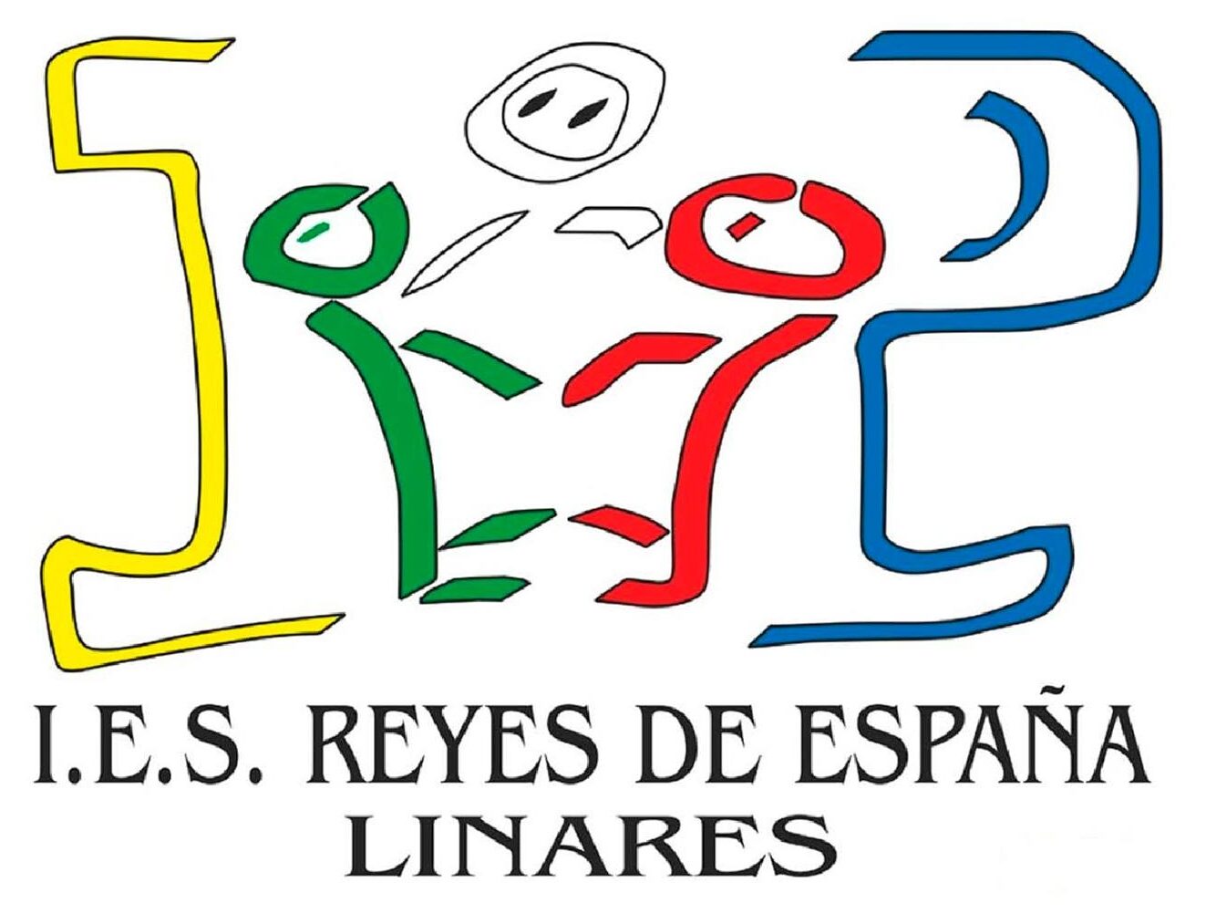 IES Reyes de España logo completo